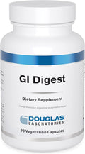 Douglas Laboratories G.I. Digest | Complete Enzyme Formula Including Gluten and Dairy Enzymes | 90 Capsules