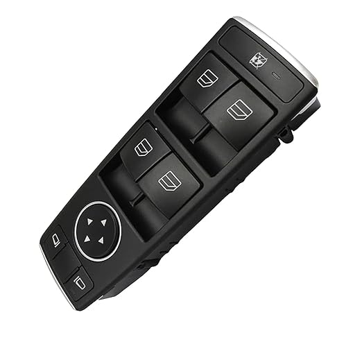 Master Power Window Switch 1669054300 Electric Power Window Control Black Push Button Actuator Manual Operation Black