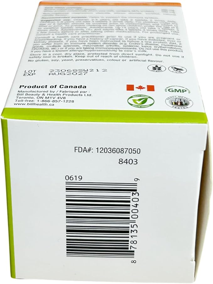 Bill Beauty Children's Colostrum 90 chewables
