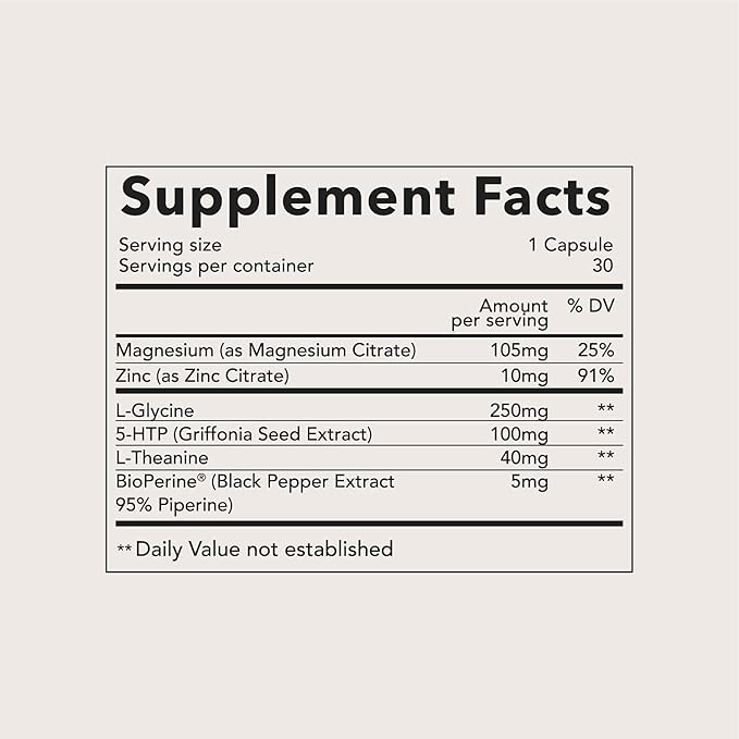 Form ZZZZs - Natural Nootropic for Sleep | 5-HTP | Magnesium | Zinc | Calming Amino Acids | for a Naturally Regenerative Sleep