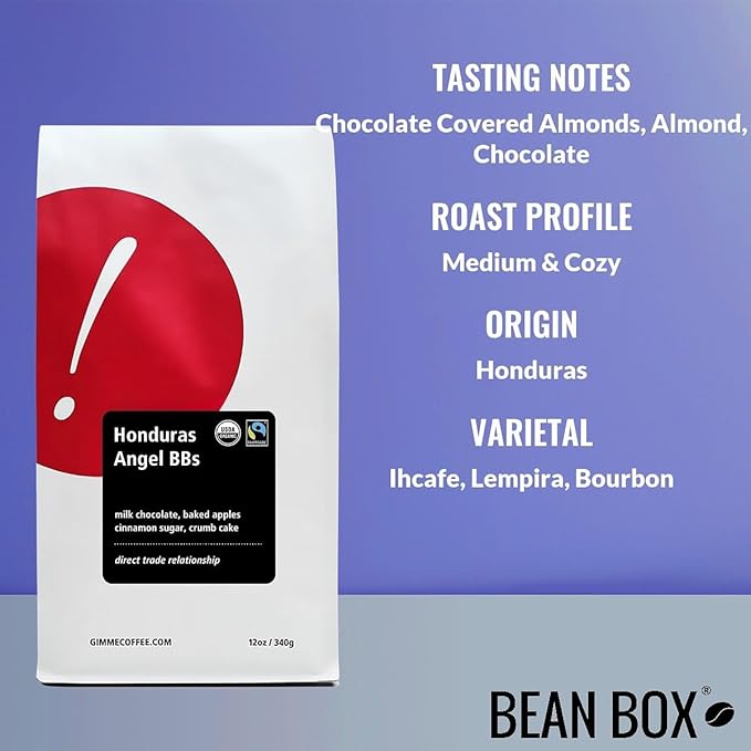 Bean Box Coffee Sampler - Roasted by Gimme! 4-Pack Freshly Ground Coffee Gourmet Coffee