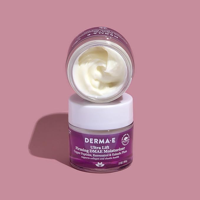 Derma E Firm + lift DMAE Moisturizer Alpha Lipoic Acid &amp C-Ester 2oz (Pack of 4)