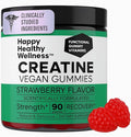 Creatine Monohydrate Gummies Strawberry Flavor 90 Vegan Gummy Chews Creatine Supplement for Daily Routine