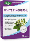 Evalar White Cinquefoil Potentilla Endokrinol Herb 60 Caps Altai Siberia