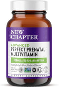 New Chapter Advanced Perfect Prenatal Vitamins 270ct Made with Organic Non-GMO Ingredients for Healthy Baby &amp Mom - Folate (Methylfolate) Whole-Food Fermented Iron Vitamin D3 + Ginger
