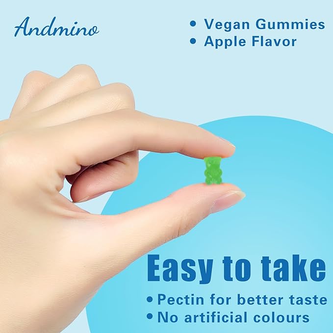 HMB and L-Leucine Gummies 3000mg with Trehalose for Muscle Growth Muscle Relief and Workout Recovery for Adults &amp Elder Non-GMO Vegan Gluten Free Apple Flavor 120