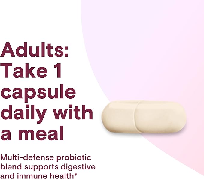 Phillips' Colon Health Daily Probiotic Capsules 4-in-1 Symptom Defense to Help Defend Against Occasional Gas Bloating Constipation and Diarrhea Daily Supplement 90 Count
