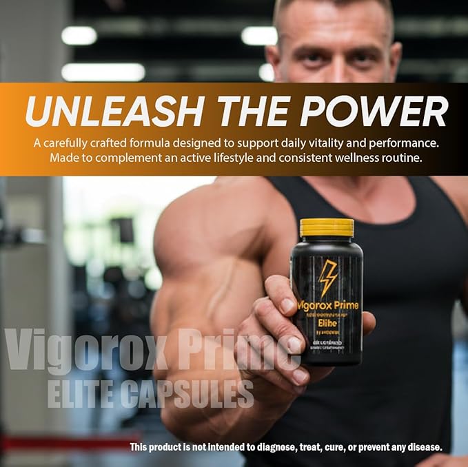 (1 Pack) Vigorox Prime Capsules Official VigoroxPrime Supplement Pills with Premium Ingredients Advanced Formula Support for Overall Health &amp Wellness Reviews (60 Capsules)