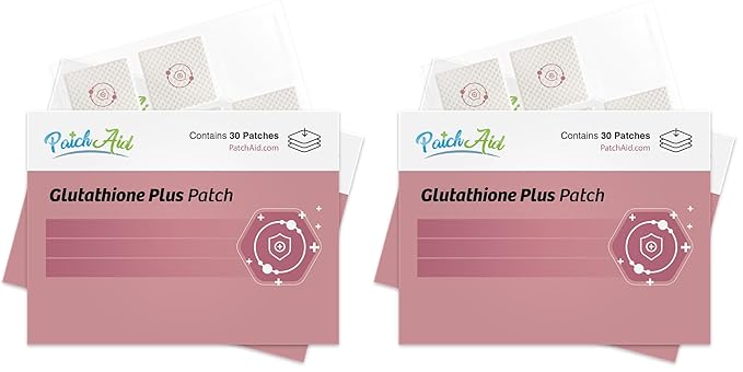 PatchAid Glutathione Topical Patch 30-Day Supply (Pack of 2)