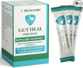 Gut Heal Advanced Digestive Probiotic Powder | H Pylori Lactobacillus reuteri DSM17648 | 60 Billion CFU Soothe Acidity Bloating &amp Indigestion | Pylopass®Gastro-AD Formula | 30 Daily Sachets