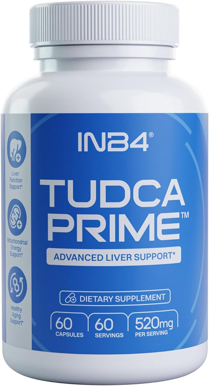 TUDCA Prime | 520mg Per Serving | 60 Day Supply | TUDCA + L-Ergothioneine | Advanced Liver Support
