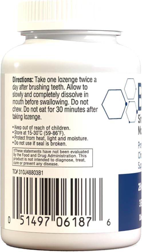 Bionaze Oral Probiotic BLIS K12 &amp BL-04 for Sinus Tonsil Stones Bad Breath Post Nasal Drip Throat &amp Mouth. Improve Upper Respiratory Health with Clinically Proven Oral Probiotics (2 Pack)