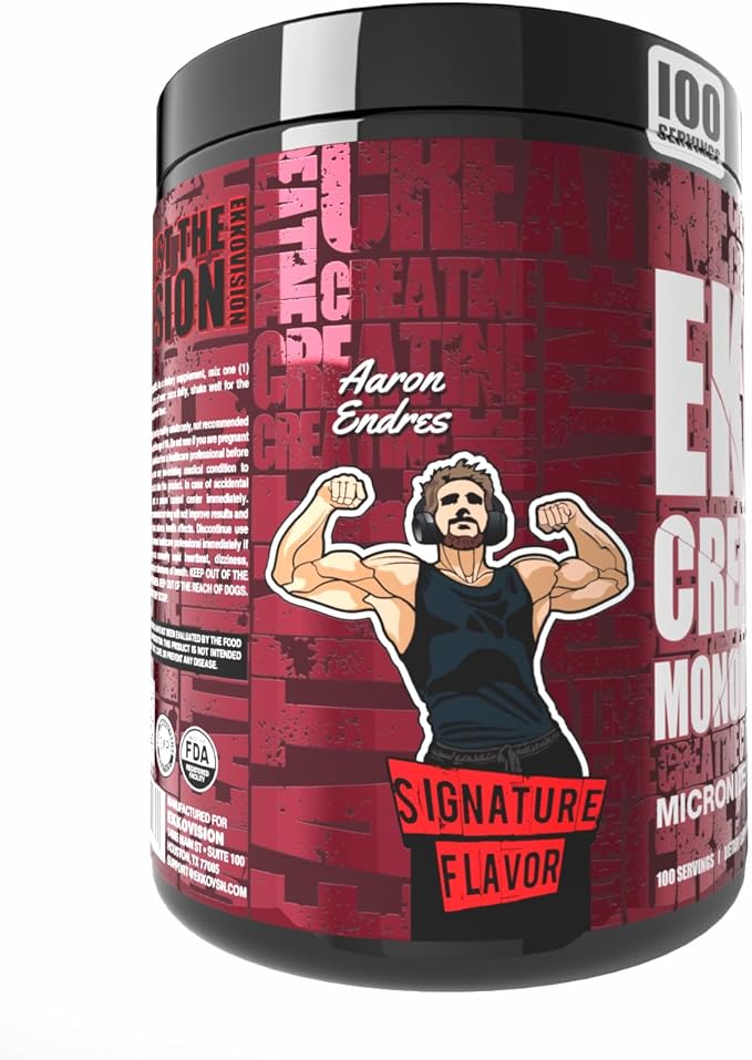 Ekkovision Creatine Monohydrate Powder Micronized Black Cherry Pre Workout &amp Post Workout Supplement for Men and Women Energy Support Easy to Mix in Shakes Smoothies &amp Beverages 100 Ser