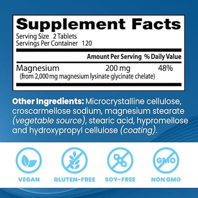 Jarrow Formulas Saccharomyces Boulardii Probiotics + MOS 5 Billion CFU Probiotic Yeast &amp Doctor's Best High Absorption Magnesium Glycinate Lysinate