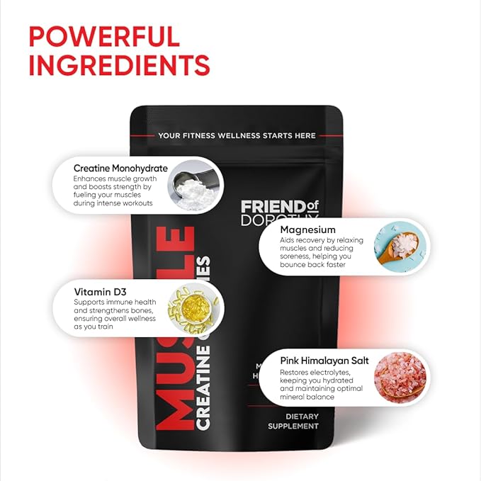 Muscle &amp Digestive Support Bundle Support Recovery and Gut Confidence - 60 Muscle Gummies &amp 45 Fiber Capsules