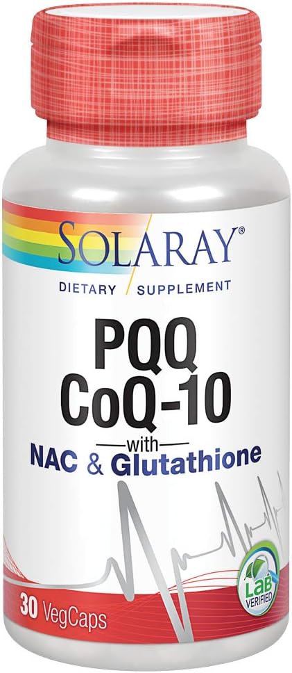 Solaray PQQ CoQ10 Heart Health Support 30ct