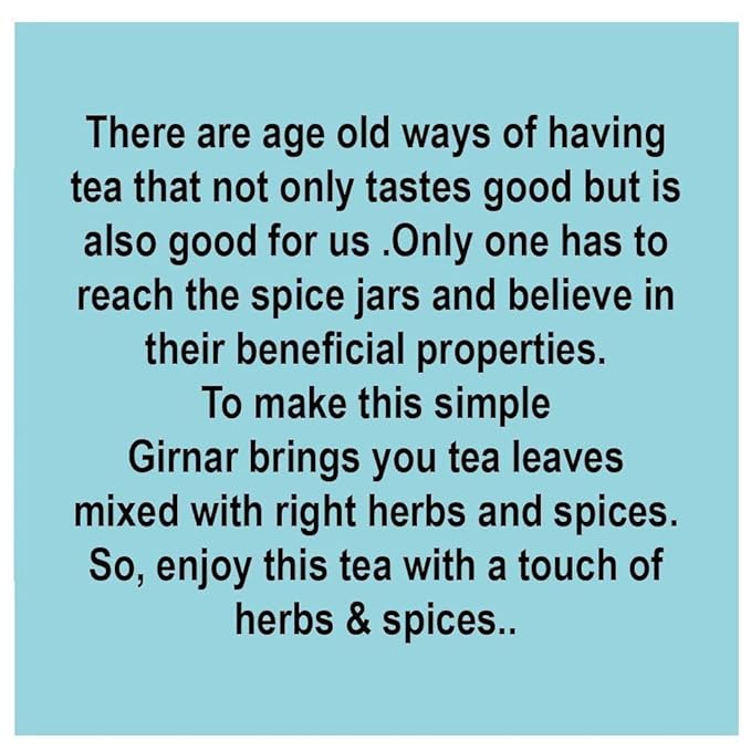 Girnar Green Tea Desi Kahwa 36 Tea Bags (36 Tea Bag (Pack of 4))
