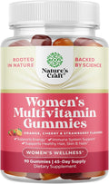 Delicious Daily Multivitamin for Women Gummies - Women's Multivitamin Gummies for Adults Energy and Immunity - Gummy Vitamins for Women's Health and Wellness - Non-GMO Gluten Free and Halal 90 Count