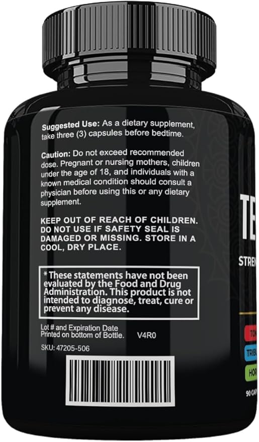 Testo Pulse Advanced Formula Testo Pulse Pills TestoBoost Dietary Supplements 90 Vegetable Capsules 1 Month Supply