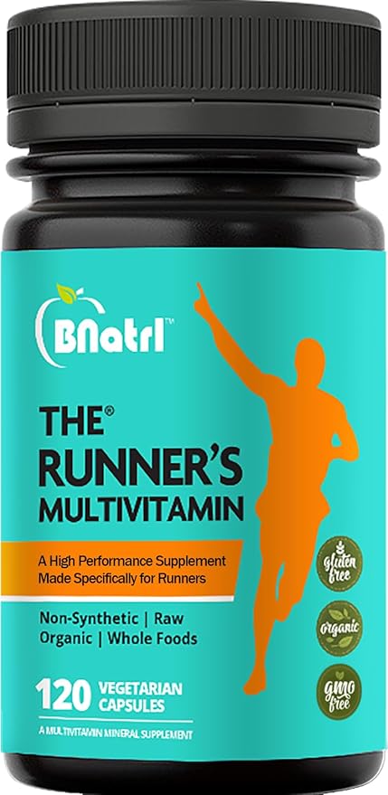 The Runner's Multivitamin-Organic High Performance Multivitamin Made Specifically for Runners 2 Months Supply