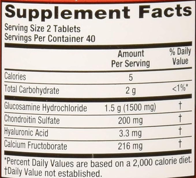 Move Free Triple Strength Glucosamine Chondroitin and Hyaluronic Acid Joint Supplement 80 Count