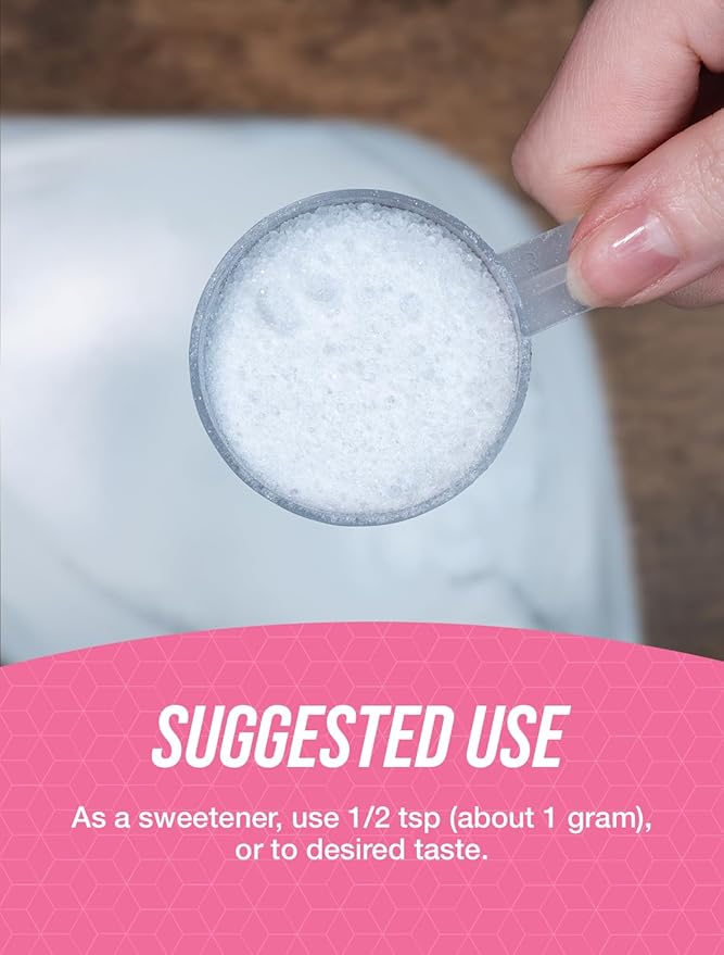 BulkSupplements.com Aspartame Powder - Aspartame Sweetener Sugar Substitute for Baking Sugar Alternative - Pure &amp Gluten Free 1g per Serving 500g (1.1 lbs) (Pack of 1)