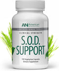 American Nutriceuticals – S.O.D. Support – 190 Capsules – Support Natural Production of Super Oxide Dismutase – Destroys Free Radicals Supports Intracellular Detoxification &amp Easy to Swallow