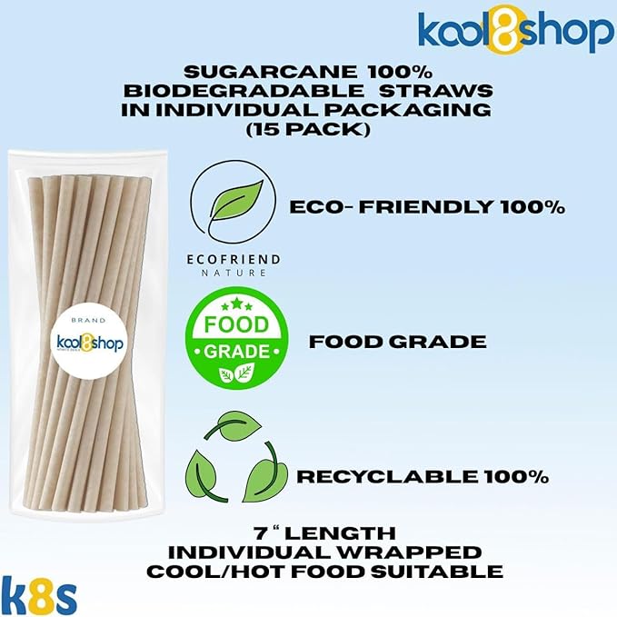 Snapple Kiwi Strawberry All Natural Fruit Juice 64 fl oz Plastic Bottle 4 Pack + 15 Sugarcane Disposable Straws by KOOL8SHOP Infinite Deals