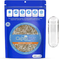 Capsuline Size 0 Empty Gelatin Capsules Clear - 5000 Count | Gluten Free Kosher Non-GMO Certified | Pure Bovine Pill Caps for DIY Supplement Filling