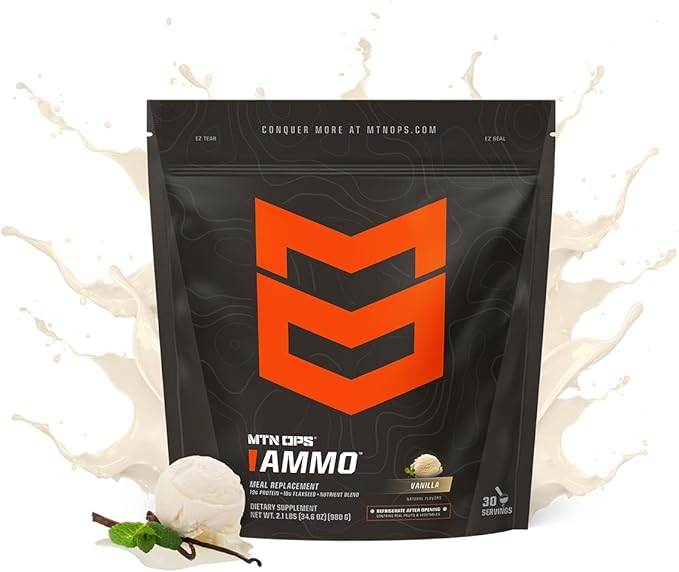 MTN OPS Blaze &amp Ammo Vanilla Bundle – Thermogenic Fat Burner + Lean Muscle Protein Stack