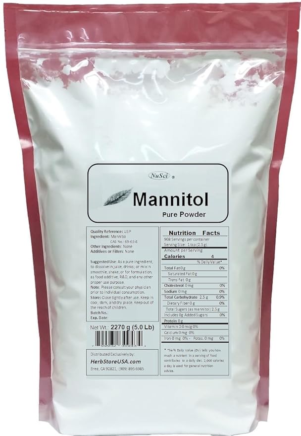 NuSci Mannitol Powder 2.2 Lb