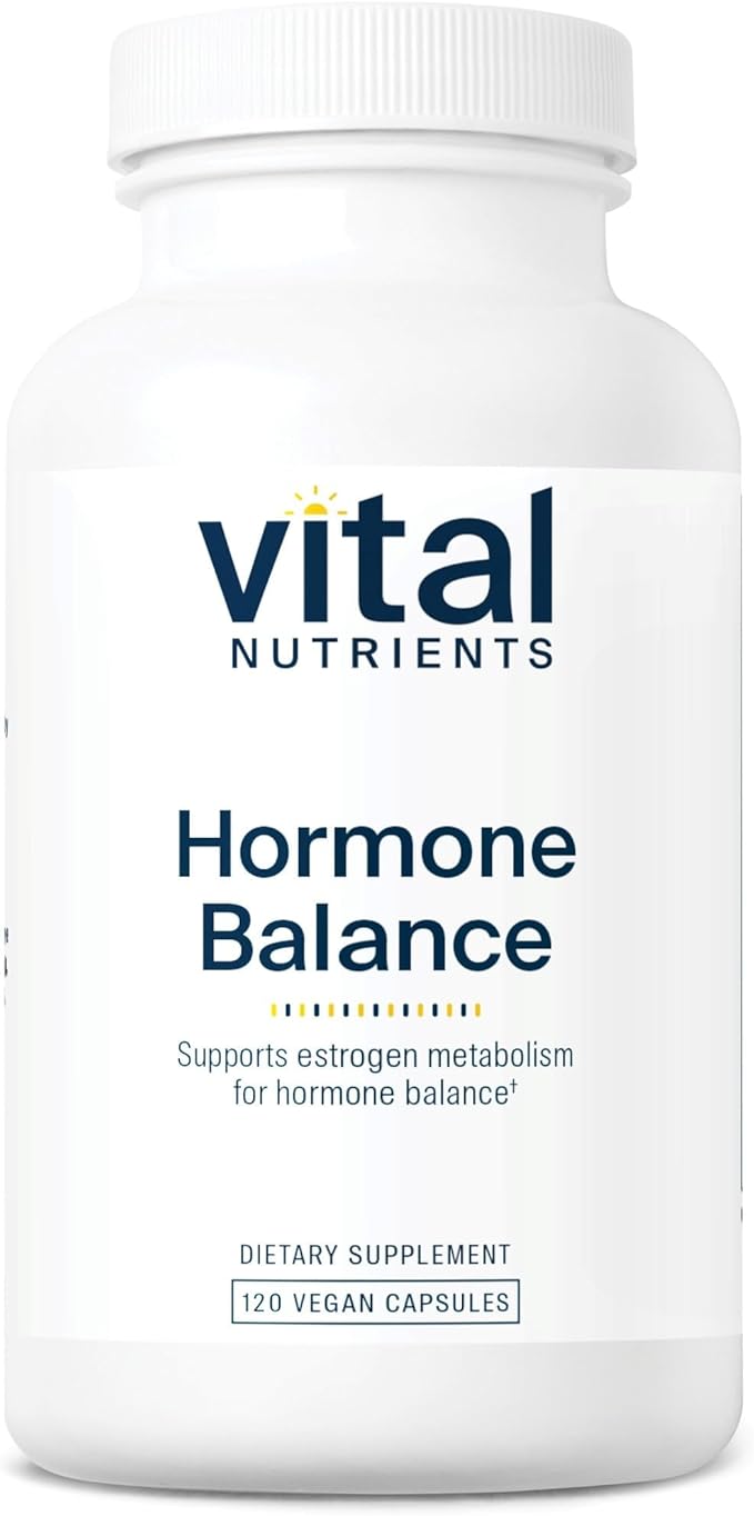 Vital Nutrients Hormone Balance - Vegan DIM Supplement with Flax Lignans to Promote Healthy Hormone Support* - Diindolylmethane for Women and Men - Dairy and Soy Free - Non-GMO - 120 Capsules