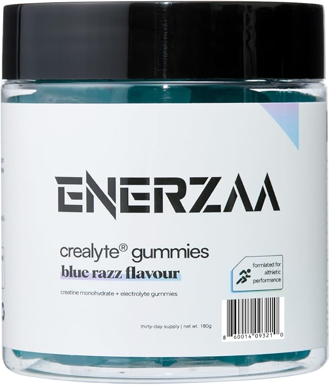 Daily Creatine Complex Gummies – 4.5g Active Blend with Essential Electrolytes – 2 Gummies per Day | 60 Count Jar | Supports Daily Vitality &amp Hydration (Blue Razz Flavor)