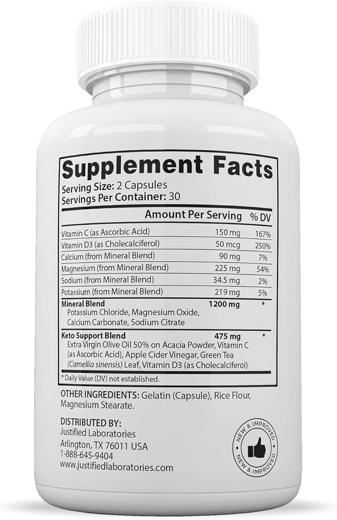 Microbio Keto ACV Extreme Pills 1675MG Keto Support Blend Capsule Alternative to Keto ACV Gummies Formulated with Apple Cider Vinegar Extra Virgin Olive Oil Powder Green Tea Leaf 60 Capsules