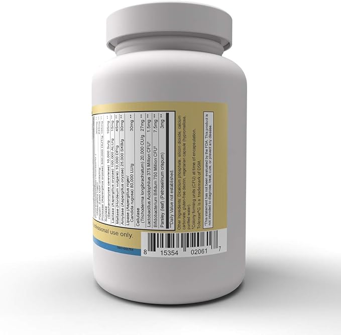 Priority One Vitamins Gluten Resolve 90 Vegetarian Capsules - Digestive Support for a Gluten Free Lifestyle.* Tolerase®G is scientifically Proven to Digest proline-Rich Gluten epitopes.*