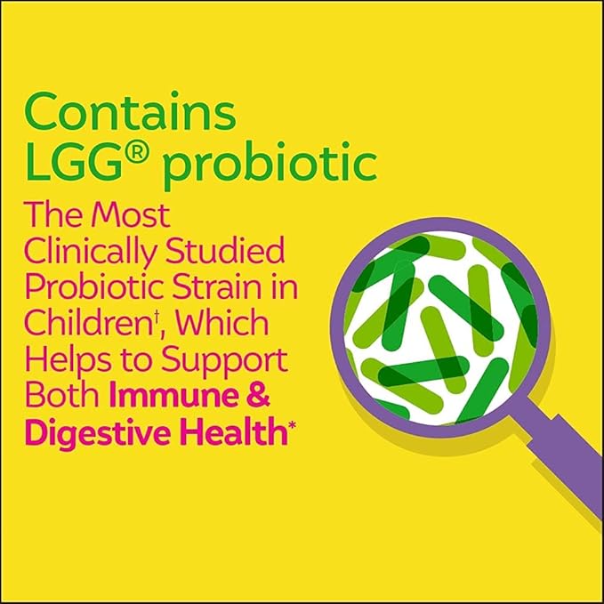 Culturelle Kids Chewable Daily Probiotic for Kids Ages 3+ 30 Count #1 Pediatrician-Recommended Brand Natural Berry Flavored Daily Probiotics for Digestive Health Oral Care &amp Immune Support