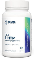 Renue By Science 5HTP | Liposomal 5 HTP Supplement | 90 5-HTP Capsules - 75mg 5-hydroxytryptophan per Serving | Amino Acid Supplement | Non-GMO | Made in the USA &amp Third-Party Tested