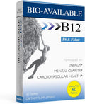 Wellgenix Bio Available Daily Multivitamins (60 ct) - Focus Support Formula with Vitamins Methyl B12 B6 Folate &amp Biotin - Sublingual Energy &amp Diet Supplement for Immune &amp Overall Health