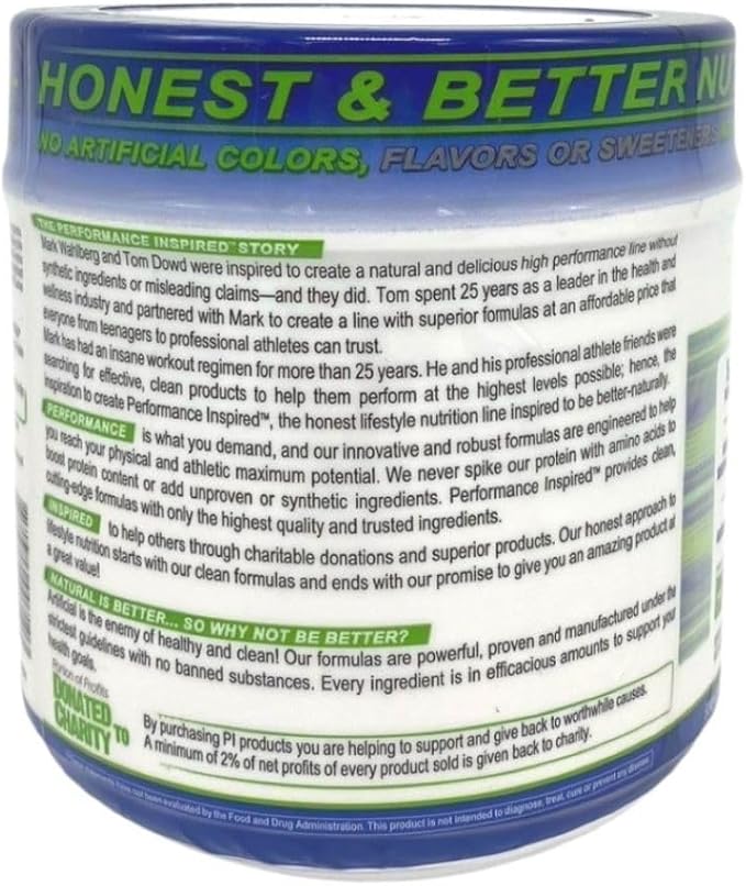 PERFORMANCE INSPIRED Nutrition BCAA Powder – 5G BCAA with Electrolytes Taurine &amp Glutamine – All-Natural Recovery &amp Clean Formula – Tropical Mango Delight – 1.46 lb