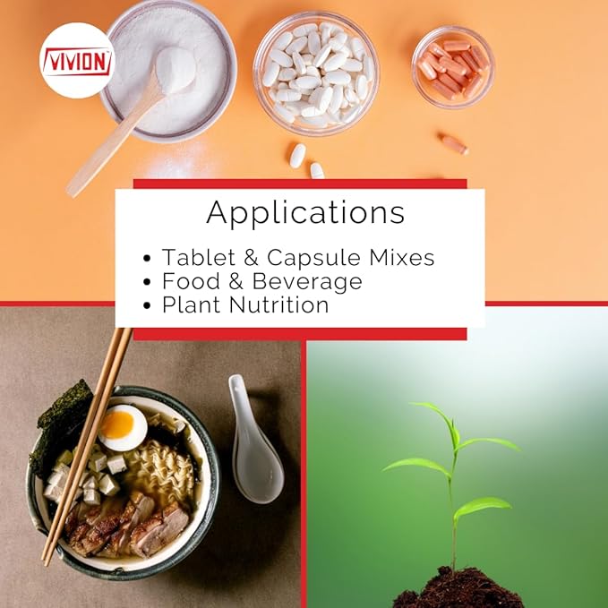 Aspartic Acid Powder Food Grade - 1 kg (2.2 lb) - Umami Flavor Enhancer - Amino Acid - Bulk Ingredient