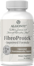 Algonot FibroProtek – Physician Recommended with Exclusive Combination of Ingredients Including Luteolin Quercetin Carnitine Olive Pomace Oil – 60 Capsules