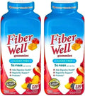 Vita Fiber Well Gummies Sugar Free Peach Raspberry &amp BlackBerry Flavors 220 Count (2 Pack)