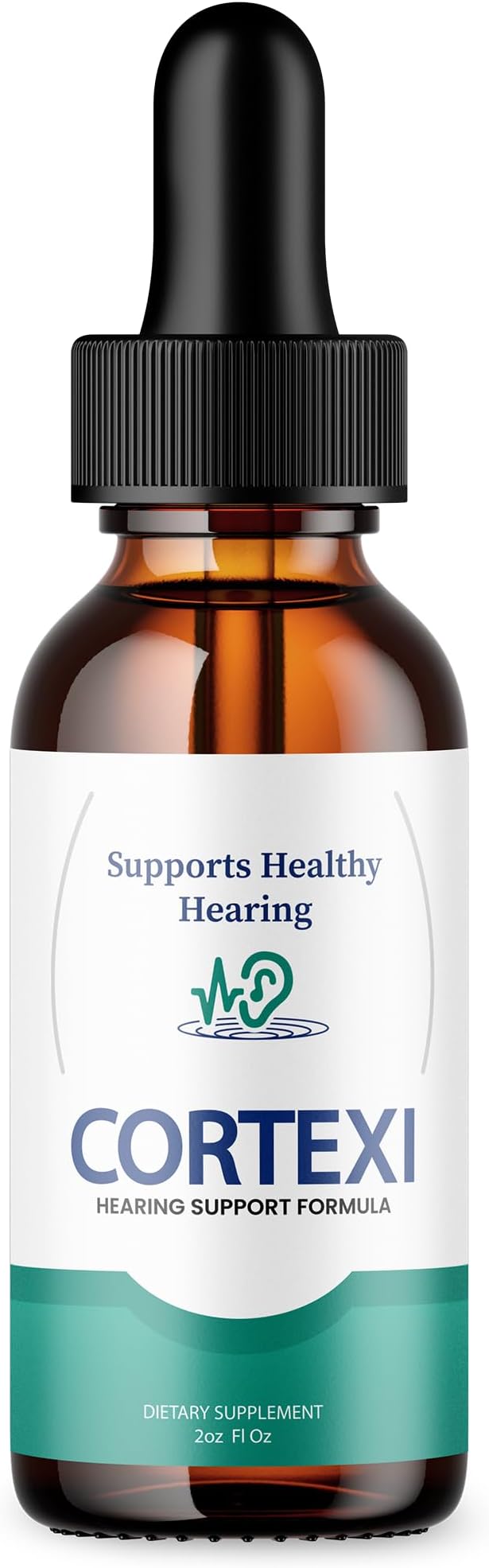 (Official) Cortexi Tinnitus Treatment Hearing Support with Chromium Grape Seed Astragalus Maca Root - Cortexi Hearing Support Drops Supplement Cortexi Tinnitus Treatment Ringing Ears (1 Bottle)