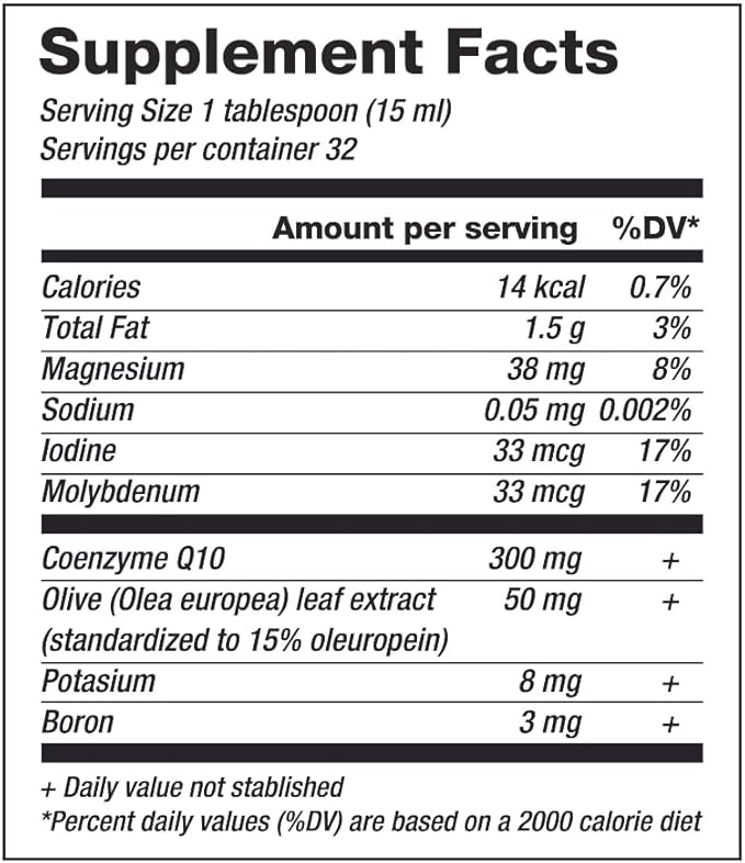 Nanonutrition Coenzyme Q10 | Liposomal Nanotechnology | 100% Natural Ingredients | 16 Fl. Oz. | 32 Servings