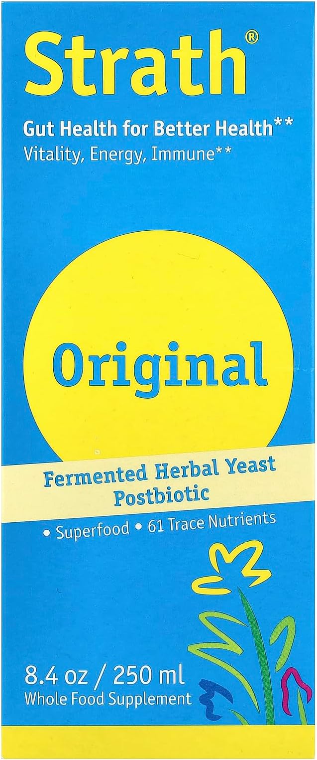 Bio-Strath Original Fermented Herbal Yeast Postbiotic 8.4 oz (250 ml)