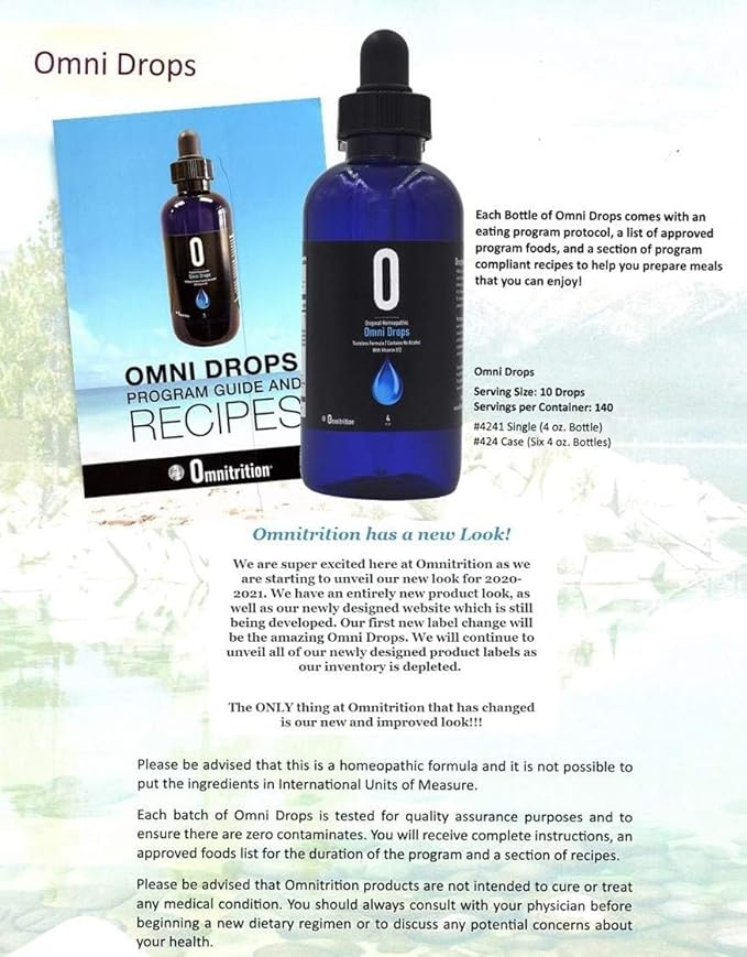 Omni Drop Program  Authentic Omnitrition - Basic Bundle Includes*** 4 oz Bottle Omni Drops with Vitamin B12 Program Guide Samples and a Snapgate 10 Ft. Carabiner Tape Measure