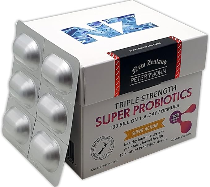 Peter John Super Probiotics 100 Billion 1-A-Day Formula 60 Capsules (1)