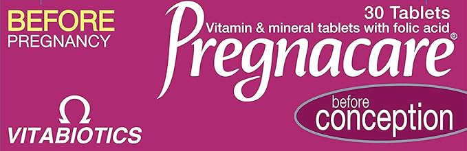 Vitabiotics Pregnacare Before Conception tryling for a baby 30 Tablets