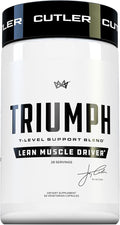 TRIUMPH Testosterone Booster for Men: Best Test Booster and Estrogen Blocker for Men with DIM KSM 66 Ashwagandha and Boron Citrate Build Natural Lean Muscle Mass and Strength 56 Veggie Capsules