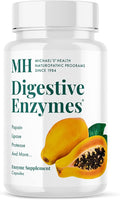 Michael's Health Naturopathic Programs Digestive Enzymes - 180 Capsules - Assists in Digesting Protein Fats Starch Dairy &amp Carbohydrates - 60 Servings